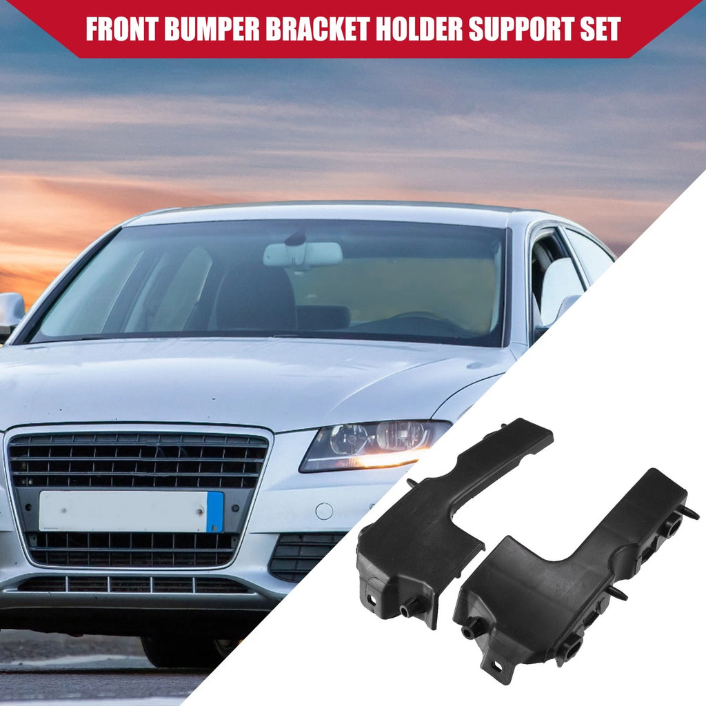 Pair Front Bumper Guide Fender Mount Bracket for Audi A4 (2005–2009) NO.8E0807284E