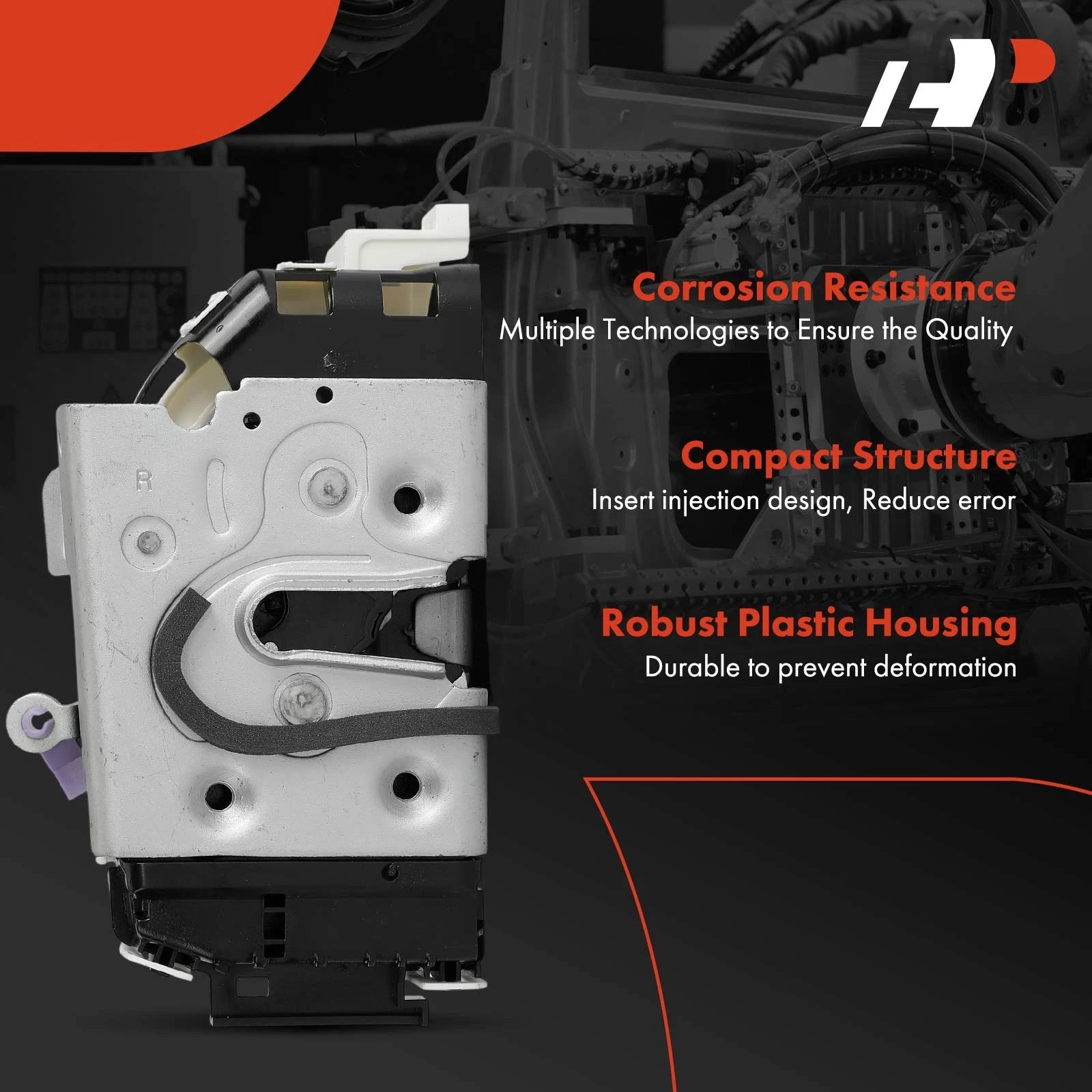 Front Right Door Lock Actuator for Jeep Wrangler Gladiator (2020-2021)