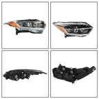 Right Headlight for Honda HR-V (2019–2021) w/ LED DRL Halogen Clear
