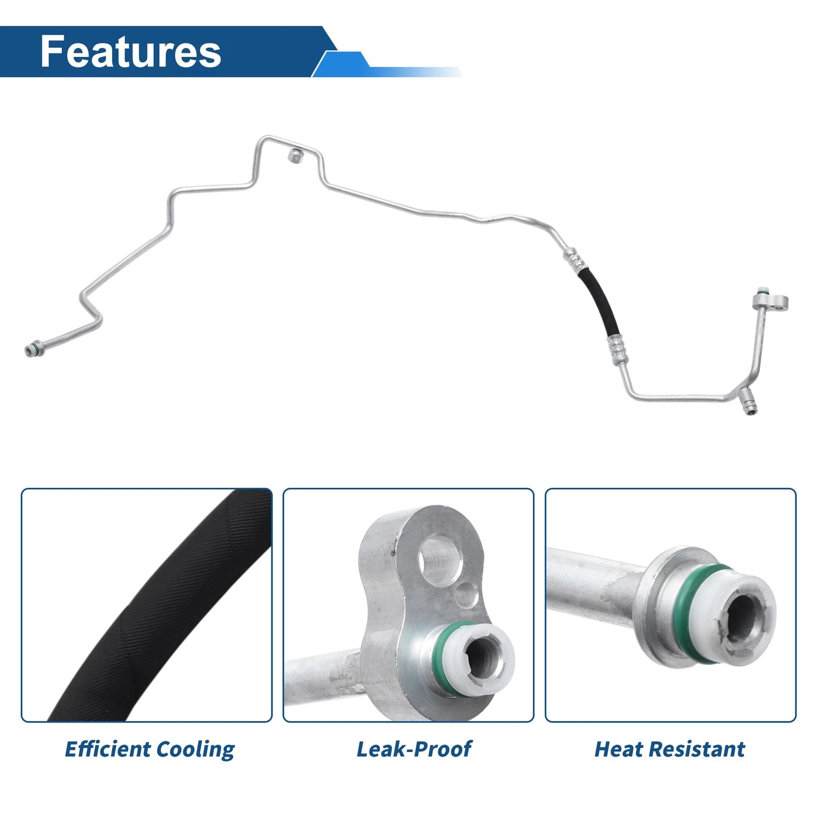 A/C Refrigerant Liquid Hose for BMW 353i (2012–2016) No. 64509193128