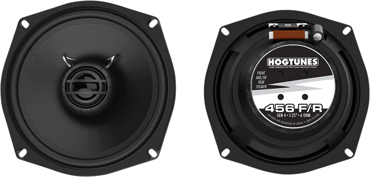 HOGTUNES 5-1/4" Front/Rear Speakers for 456F/R