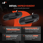 Set of 4 Exterior Door Handles for Honda CR-V (1997–2001)