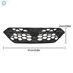 Front Bumper Upper Grille for Subaru WRX (2022–2024) Dark Gray Plastic