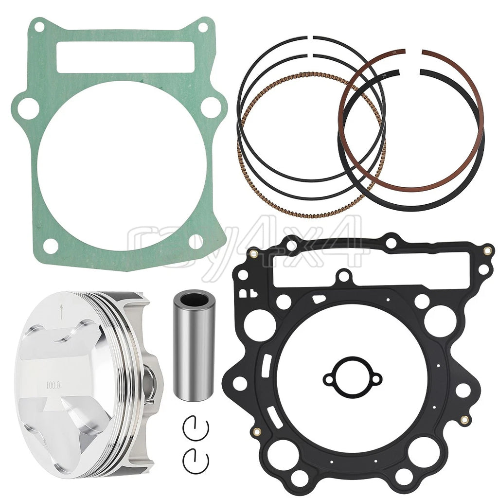 Stock Bore Forged Piston 100mm & Gaskets for Yamaha Rhino 660 (2004–2007)
