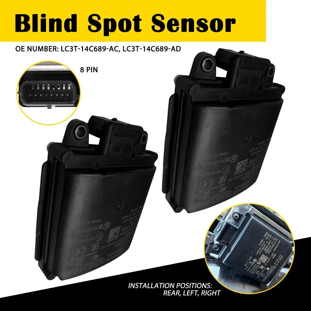 2X Rear Blind Spot Radar Sensor Monitor for Ford Explorer (2020–2021)