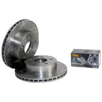 Front Disc Pads & Rotors Drilled Slotted for Falcon AU (1998-2000)