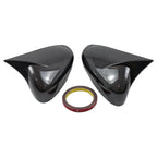 Set of 2 Carbon Look Side Mirror Cover Caps for Ford Focus MK4 (2019–2024)