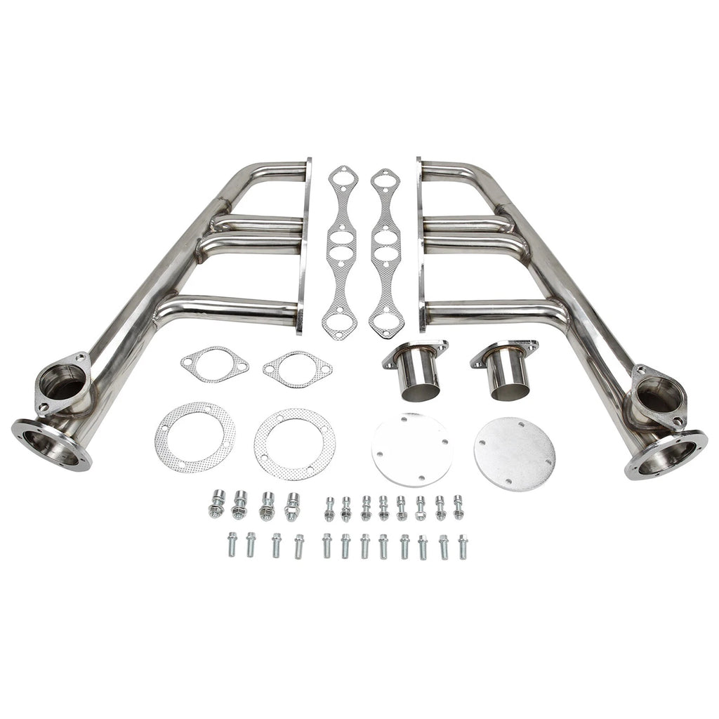 Shorty Exhaust Header Manifold for Chevy Small Block SBC 265-400 (1965–1992)