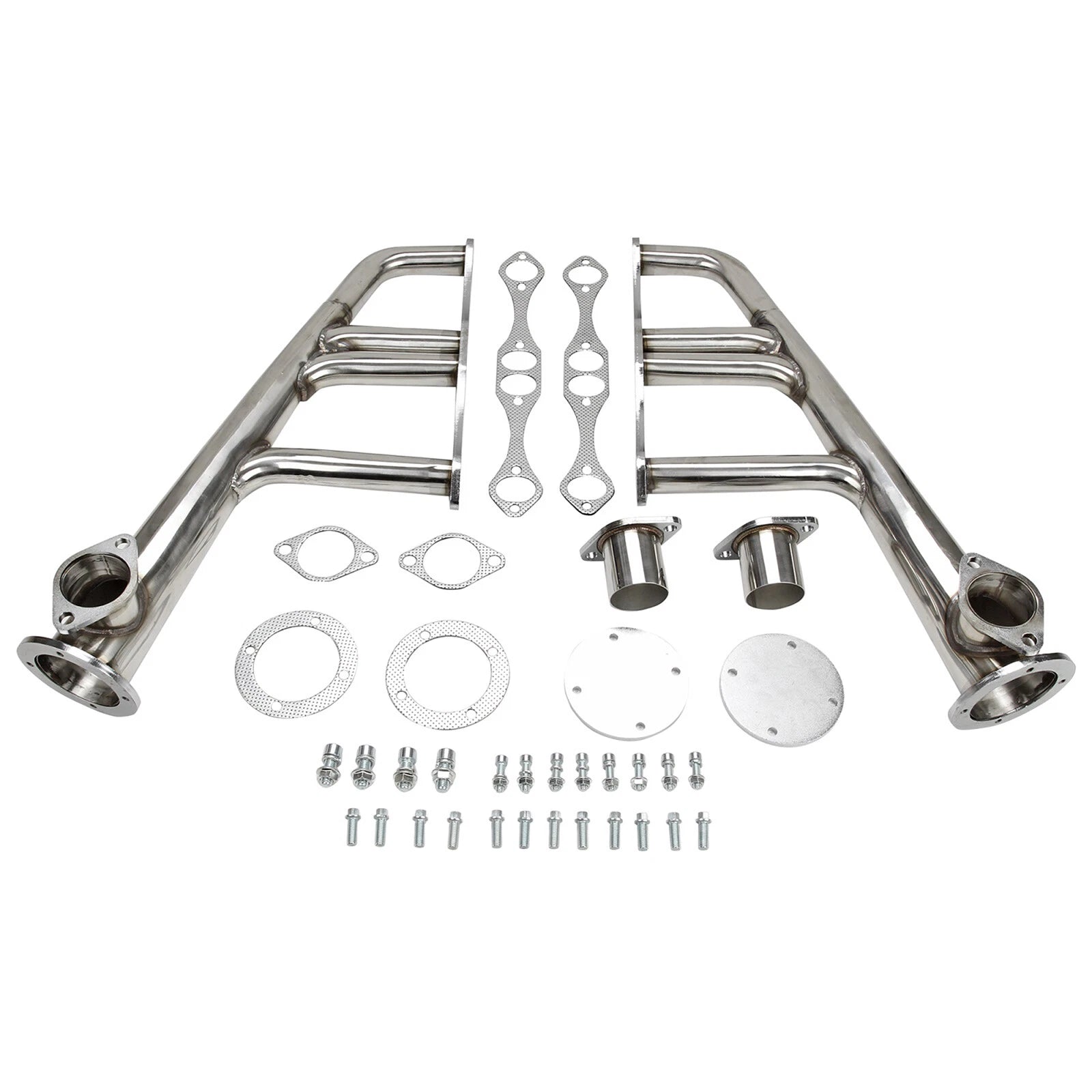 Shorty Exhaust Header Manifold for Chevy Small Block SBC 265-400 (1965–1992)