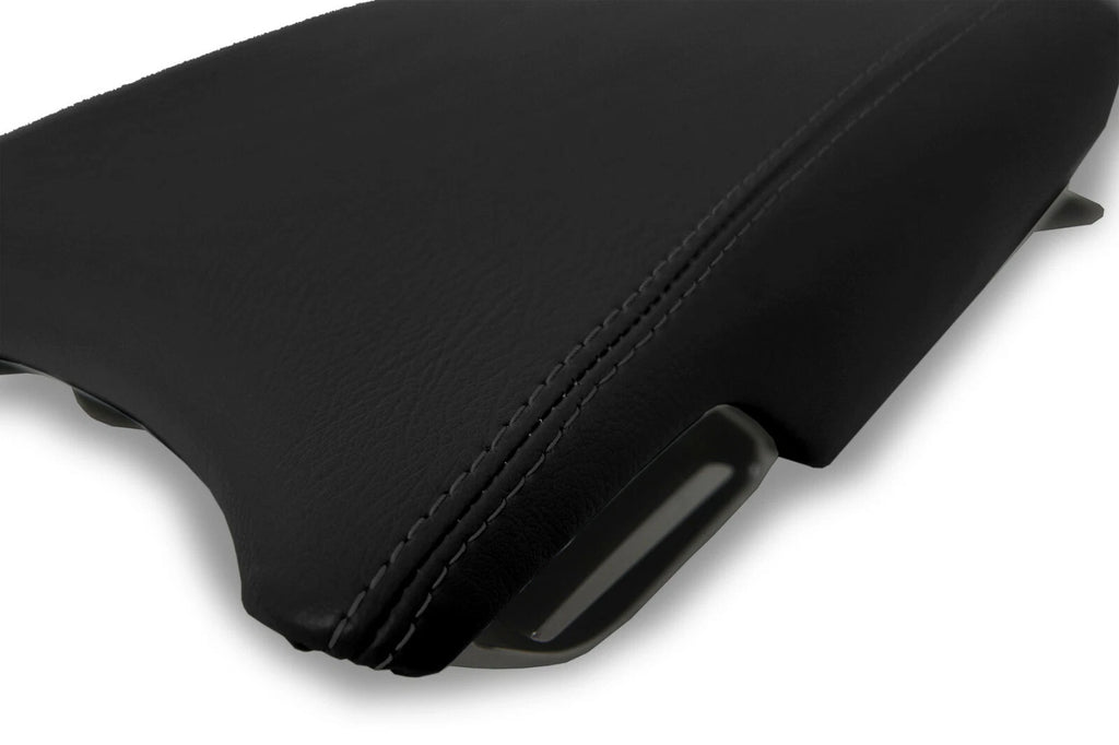 Leather Center Console Armrest Cover for Hyundai Azera (2012–2017) Black