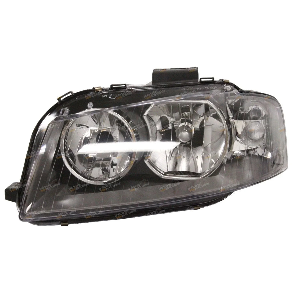 LH+RH Pair Halogen Headlights for Audi A3 8P Hatch (2004 - 2008)