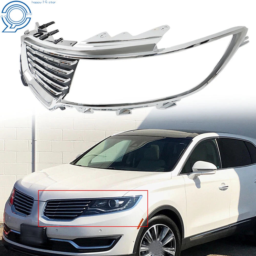 Chrome Grille Assembly for Lincoln MKX (2016–2018)