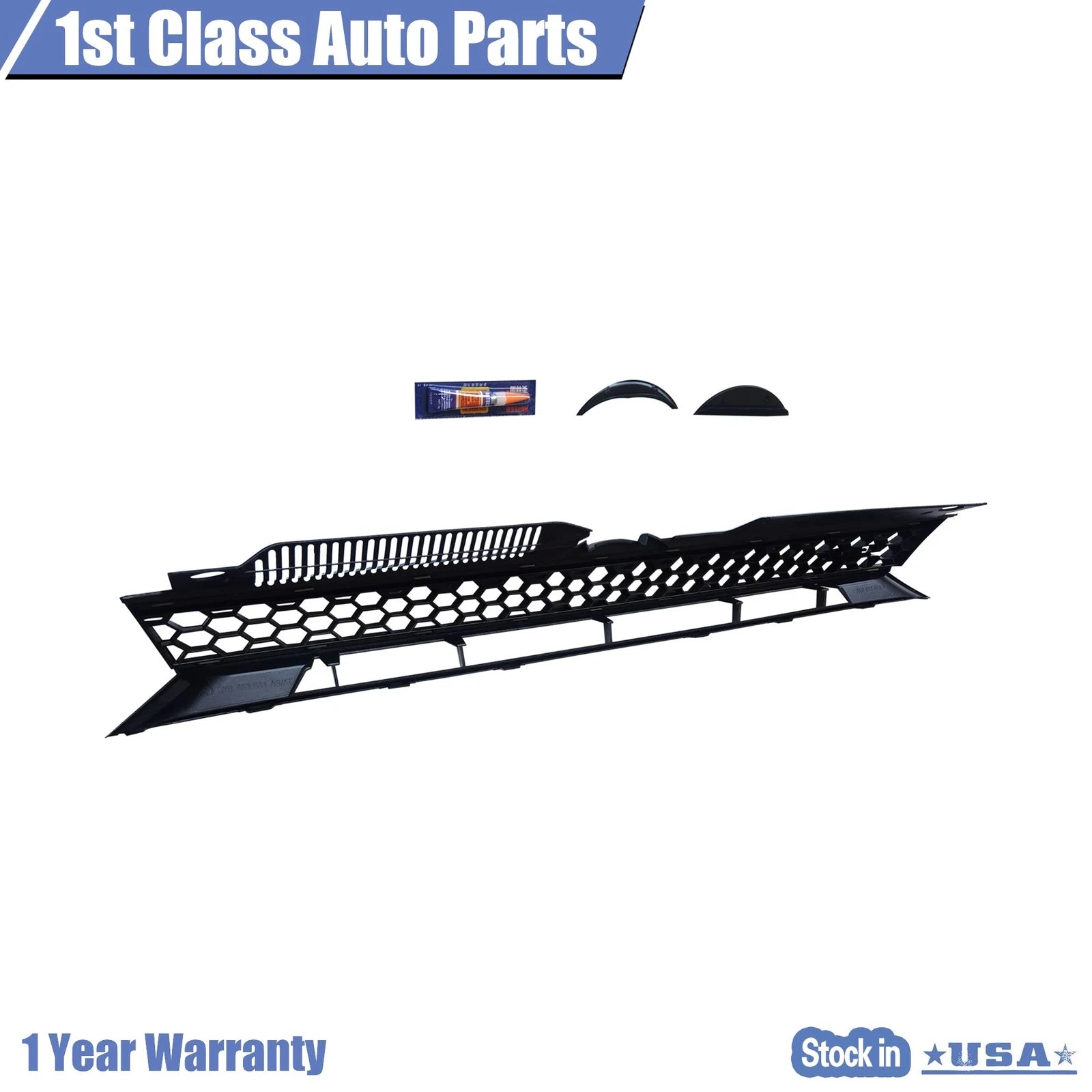 Badgeless Hex Mesh Grille for VW Golf/GTI/Jetta (2010-2014)
