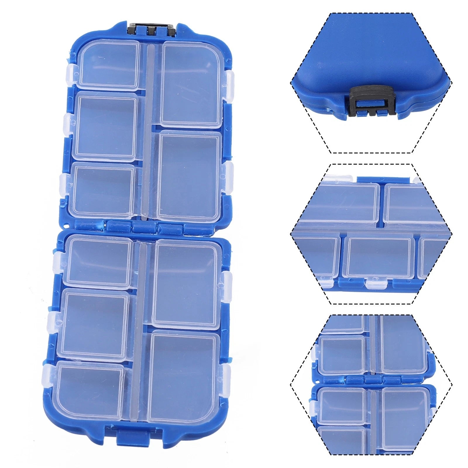 Lure Box for Fishing Accessories (Small Transparent Waterproof)