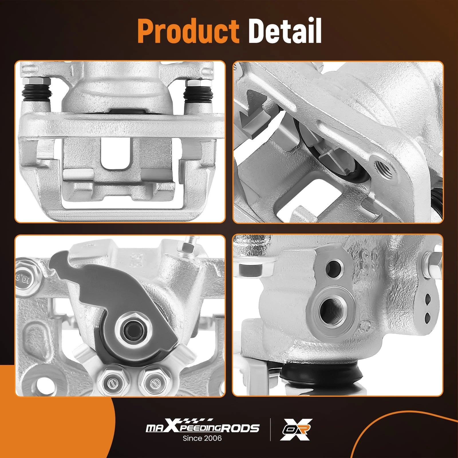 Left Rear Disc Brake Caliper for Honda Accord Acura TSX (2003–2012)