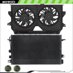 AC Condenser and Cooling Fan Assembly Kit for Dodge Grand Caravan (2005–2007)