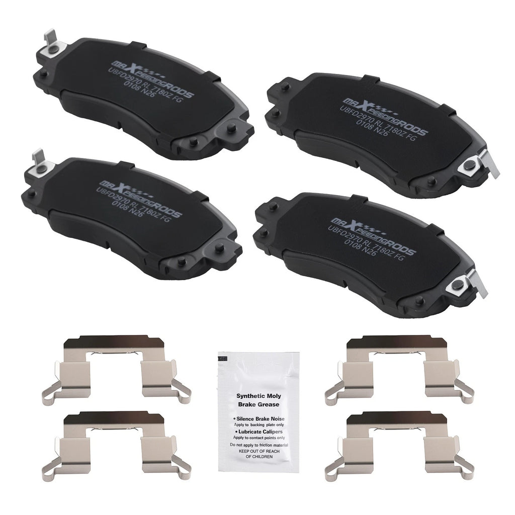 Front Ceramic Brake Pads Kit for Subaru Crosstrek (2018–2025), Legacy (2020–2025)