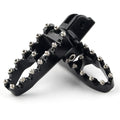 Wide Foot Pegs MX Style for Harley Sport Glide FLSB & Low Rider FXLR