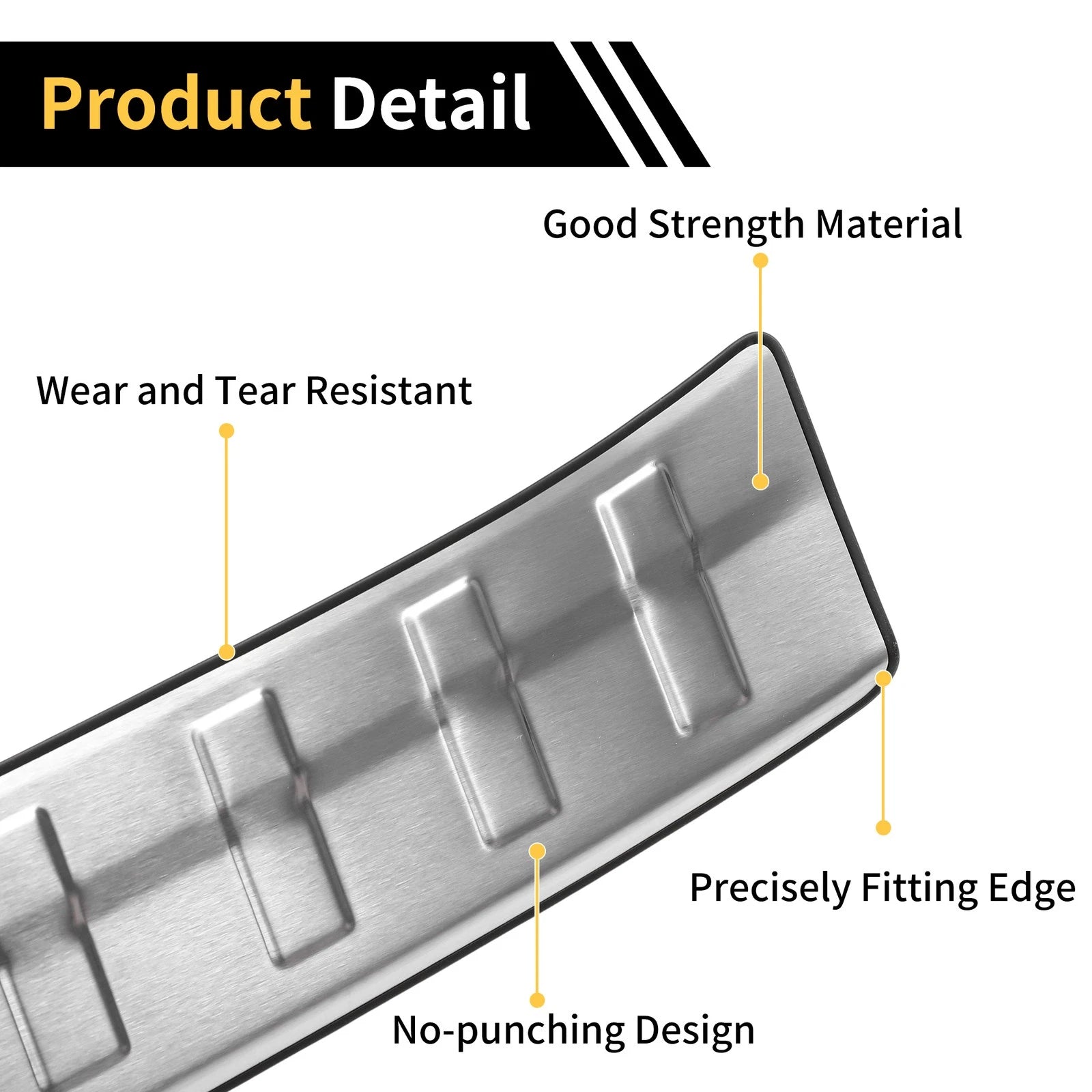 Bumper Guard for Toyota Highlander (2020–2024) Silver Tone