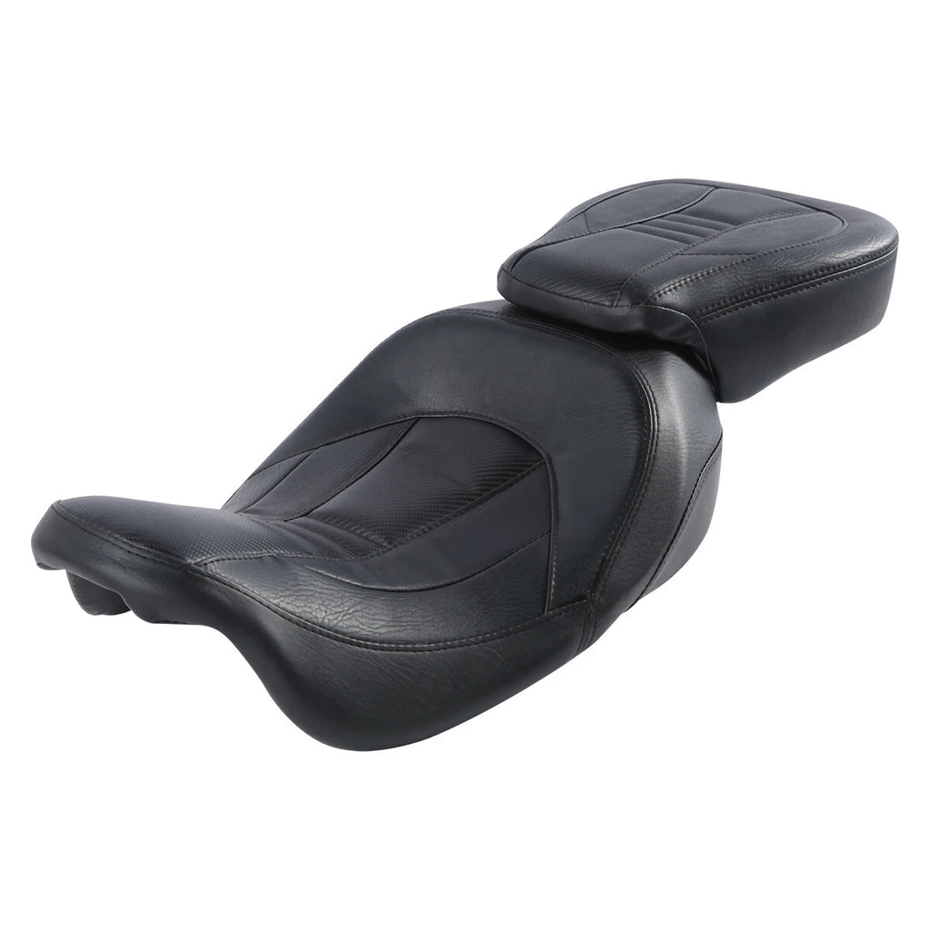 Black Driver Passenger Seat for Harley Road King Special (2009–2023)