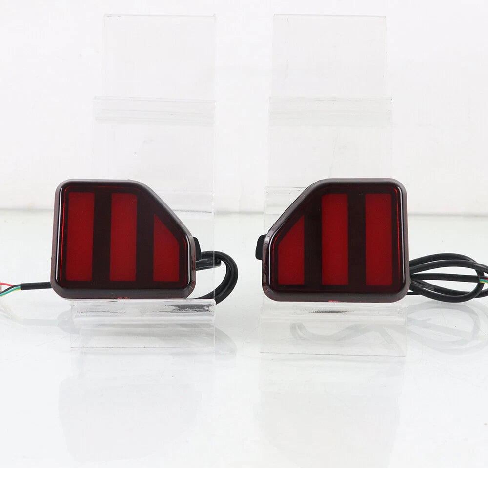 3in1 LED Rear Bumper Reflector Fog Light for Jeep Wrangler JL (2018–2024)
