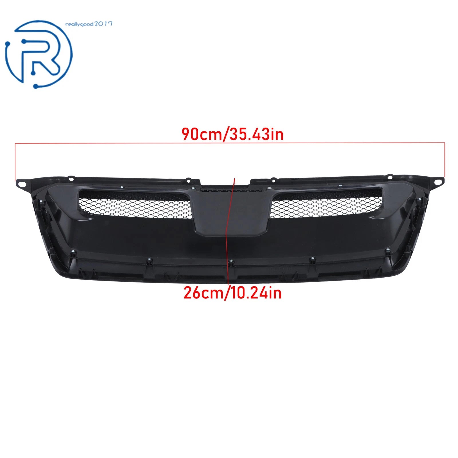 Upper Bumper Grille for Subaru Impreza Crosstrek (2012-2017) Gloss Black