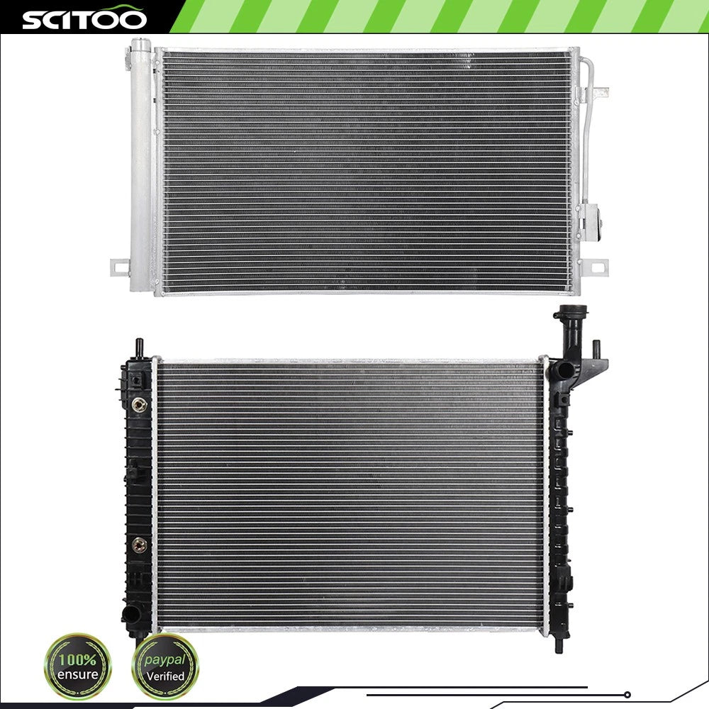 Radiator and A/C Condenser for Buick Enclave (2012–2013) & GMC Acadia (2011–2012)