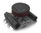 Valve Covers Replacement Black Finned Script for Small Block Chevy 350 Vortec TBI (TBD)