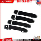 Set of 4 Gloss Black Door Handle Cover Trim for Lexus GX460 (2010–2022)