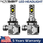 2X H11 LED Headlight Bulbs for NOVSIGHT (30000LM, 6500K)