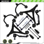 Front Control Arm with Ball Joints Tie Rod End Sway Bar for Dodge Magnum (2005–2008)