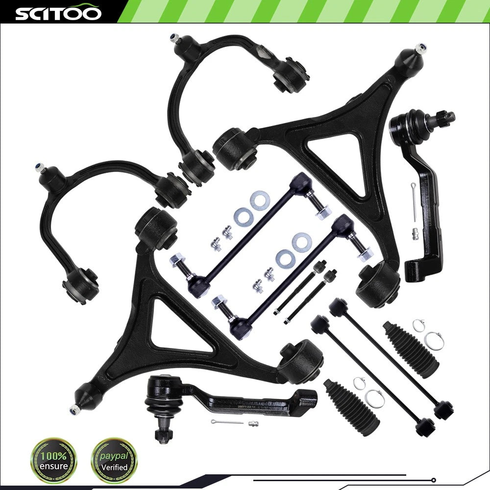 Front Control Arm with Ball Joints Tie Rod End Sway Bar for Dodge Magnum (2005–2008)