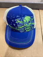 Calcutta Cap BRS121030 for Youth Blue/White Adjustable Mesh (NWT)