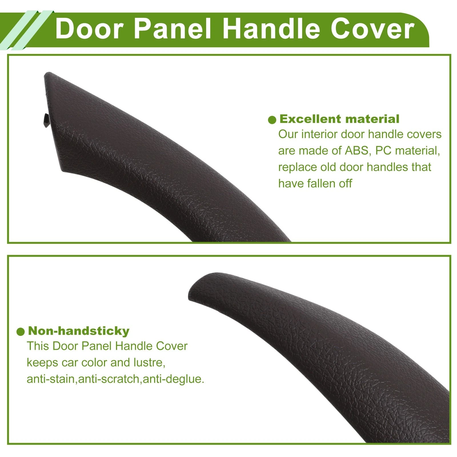 Door Panel Handle Pull Trim Cover for BMW X1 F48 (2016–2022) No. 51417468713 Deep Brown