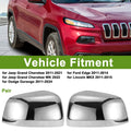 2X Side Mirror Cover Caps for Jeep Grand Cherokee (2011–2021)