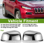 2X Side Mirror Cover Caps for Jeep Grand Cherokee (2011–2021)