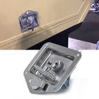 Stainless Steel Trailer Door Latch T-Handle Lock for RV, Truck, Camper