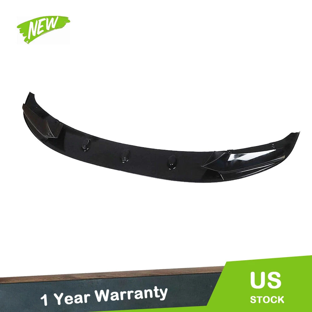 Glossy Black Front Bumper Lip Splitter for BMW F10 5 Series M Sport (2011–2016)