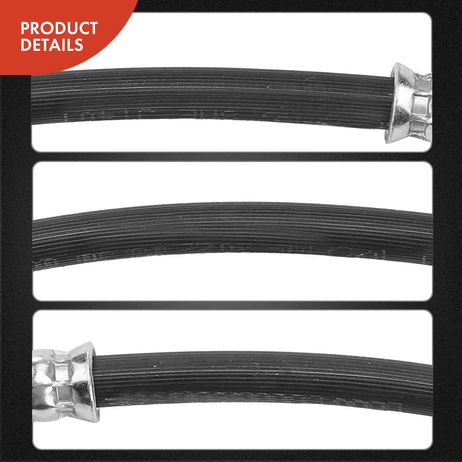 2X Front Brake Hydraulic Hose for Isuzu NPR NQR (2004–2016)