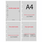 Set of 4 Binder Sleeves for Photo Album