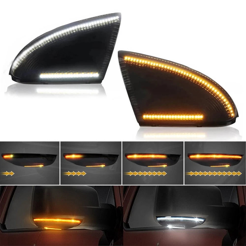 2X LED Side Turn Mirror Signal Light for RAM 1500 2500 3500 (2009–2018)