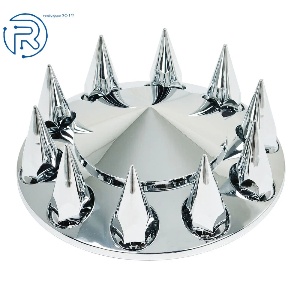 Front Axle Cover Kit for Truck (33mm Spiked Chrome)