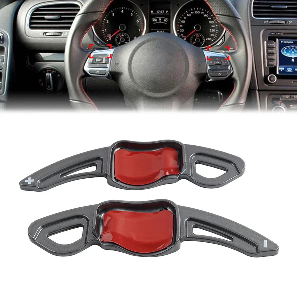 Steering Wheel Paddle Extensions for VW Golf, Jetta, Polo, Passat, Sharan (2003-2016)