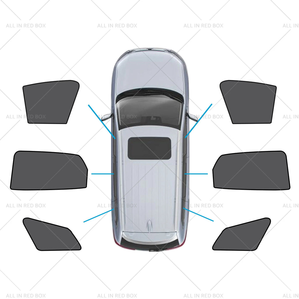 Set of 6 Magnetic Mesh Sunshades for Kia Sportage (2021–2024)