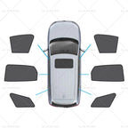 Set of 6 Magnetic Mesh Sunshades for Kia Sportage (2021–2024)