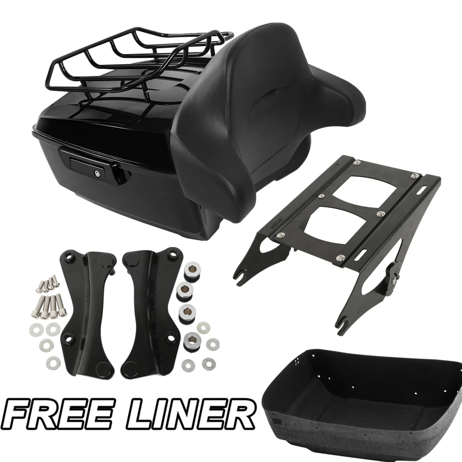 Trunk Pad Mount Rack Docking Kit for Harley Road Glide (2014–Present)