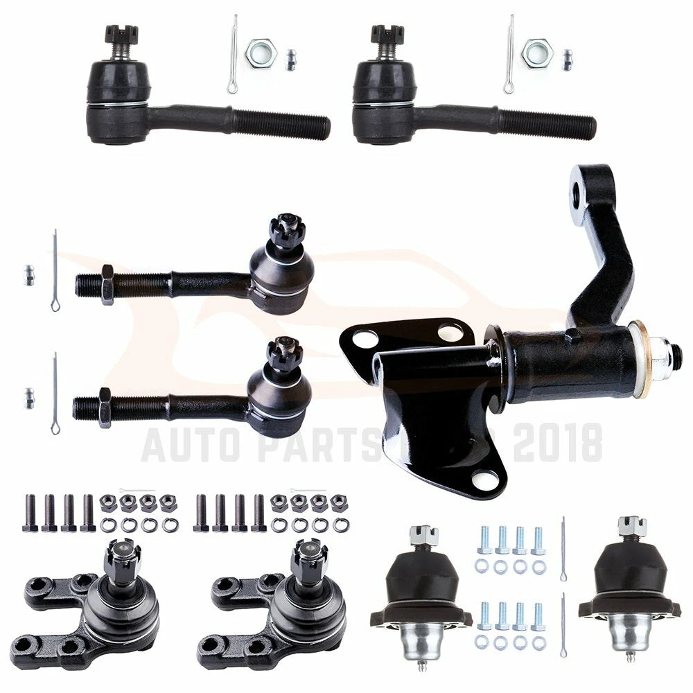 Set of 9 Front Ball Joints Tie Rods Suspension Kit for Nissan Pickup (1995–1997)