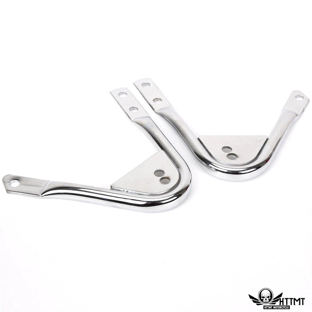 Chrome Skull Detachable Luggage Rack for Harley Touring (1997–2008)