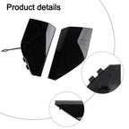 Front Pair Tow Hook Covers for BMW 3 Series G20 (2023) - Black ABS