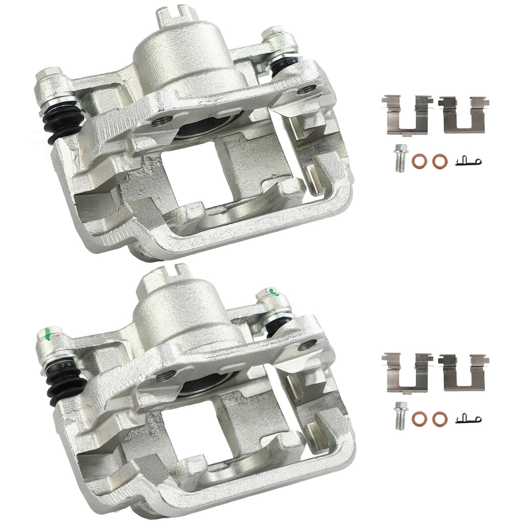 Set of 2 Rear Brake Calipers with Bracket for Honda Odyssey (2011–2017)
